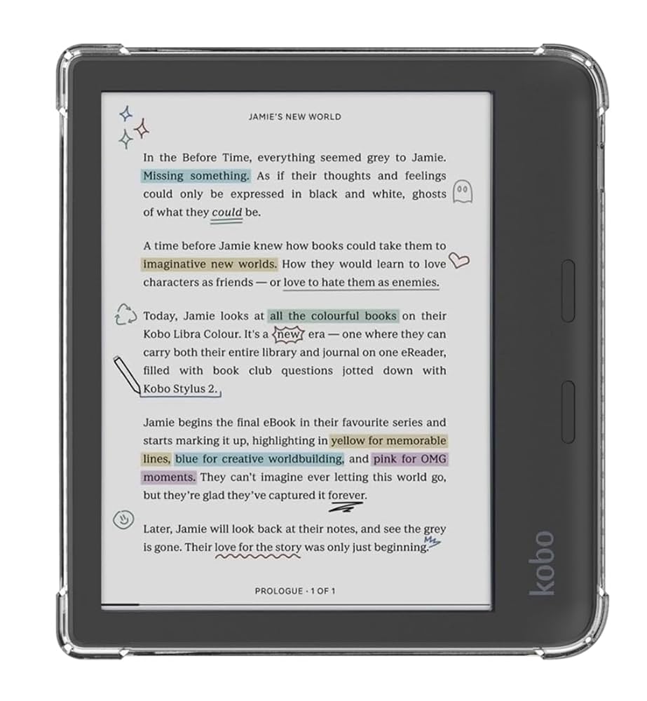 viajero Kobo Libra Colour 専用カバー付き Amazon.com: Zcooooool Case for Kobo Libra Colour/Kobo Libra